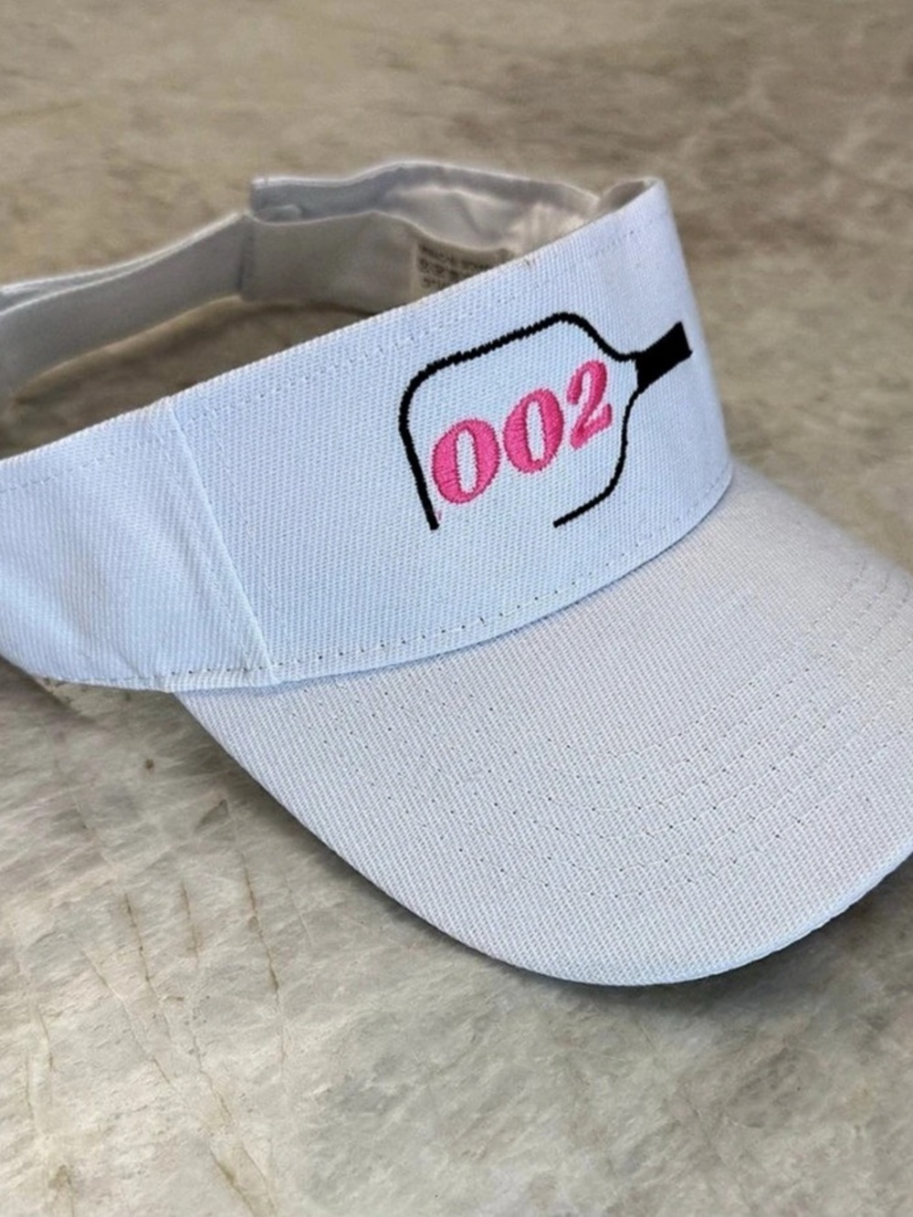Pickleball White Athletic Visor